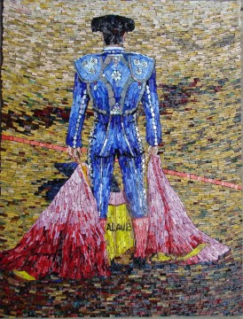 corrida Painting - corrida textil impresionista